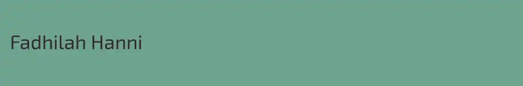 Fadhilah Hanni